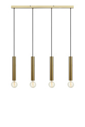 Markslöjd Sencillo závěsné svítidlo mosazné 4 lampy