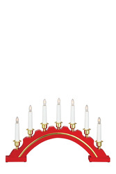 Markslöjd Celine červený svícen