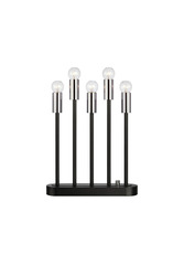 Markslöjd Buster adventní černý vánoční svícen