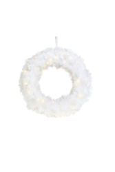 Markslöjd peří bílý věnec s peřičky