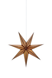 Markslöjd Glitter bronzová závěsná hvězda 45 cm