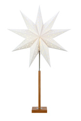 Markslöjd Solvalla velká dubová hvězda na stůl