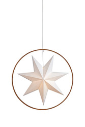 Markslöjd Speranza vánoční hnědá závěsná hvězda