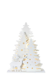 Markslöjd Madera vanoční bílá dekorace na stůl