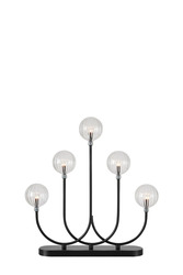 Markslöjd Enys adventní černý vánoční svícen