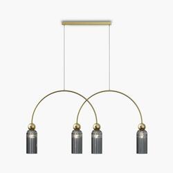 MAYTONI Závěsné svítidlo Antic E14x4 40W MOD302PL-04GR