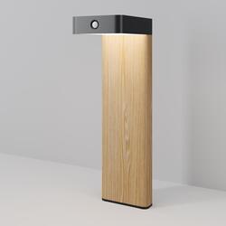 MAYTONI Solární sloupkové svítidlo Nordis 3000K 2W IP 65 O140FL-L2BK1