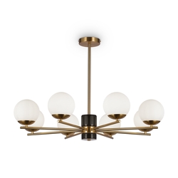 MAYTONI Závěsné svítidlo Marble E27x8 60W MOD187PL-08BS
