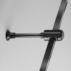 MAYTONI Upevnění na stěnu dlouhé pro magnetickou lištu 24 V Flarity TRA155CW-SL1-B