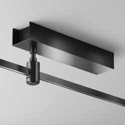 MAYTONI Upevnění ke stropu pro trafo s napájením krátké pro magnetickou lištu 24 V Flarity TRA156C-BB1-B