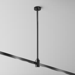 MAYTONI Upevnění ke stropu s napájením střední 360 mm pro magnetickou lištu 24 V Flarity TRA158C-BL1-B