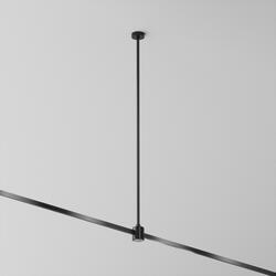 MAYTONI Upevnění ke stropu dlouhé 700 mm s prodlužovací spojkou pro magnetickou lištu 24 V Flarity TRA159C-IPC1-B