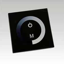 NBB LED dimmer dotykový panel TM06 DC12-24V 1x8A černý 903001045