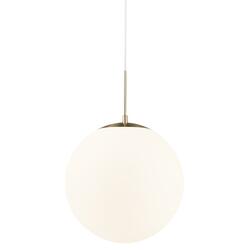 NORDLUX závěsné svítídlo Grant 35 25W E27 mosaz opál 2010573035