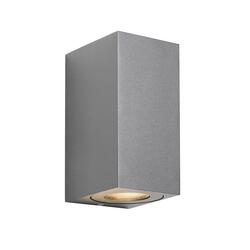 NORDLUX venkovní nástěnné svítidlo Canto Maxi Kubi 2 2x28W GU10 šedá čirá 49731010