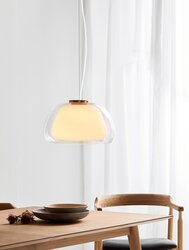 NORDLUX závěsné svítídlo Jelly 25W E27 čirá opál 2010783001