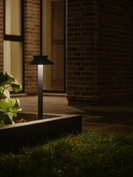 NORDLUX Justina Solar venkovní sloupkové solární svítidlo antracit 2418098050