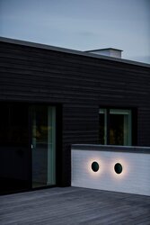 NORDLUX venkovní nástěnné svítidlo Artego R černá 46941003