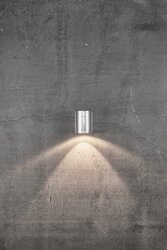 NORDLUX venkovní nástěnné svítidlo Canto 2 2x5W LED galvanizovaná ocel čirá 49701031