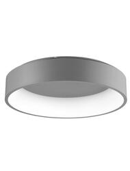 NOVA LUCE stropní svítidlo RANDO šedý hliník a akryl LED 42W 230V 3000K IP20 6167208