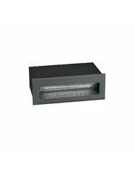 Nova Luce Vestavné venkovní svítidlo KRYPTON - 3 W, 270 lm, 55x80x135 mm, šedá NV 726406