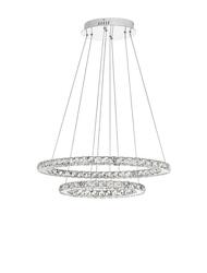 NOVA LUCE závěsné svítidlo CELINE chromovaný hliník a křišťál nastavitelné LED 40W 3000K IP20 7403001