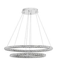 NOVA LUCE závěsné svítidlo CELINE chromovaný hliník a křišťál nastavitelné LED 52W 3000K IP20 7403002