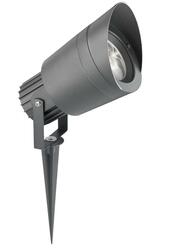 NOVA LUCE venkovní svítidlo s bodcem INSIDE tmavě šedý hliník a sklo GU10 1x7W 220-240V IP54 bez žárovky 767801