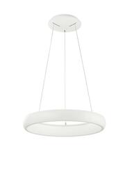 NOVA LUCE závěsné svítidlo ALBI bílý hliník a akryl LED 32W 230V 3000K IP20 stmívatelné 8105618