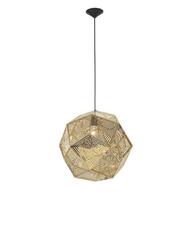 NOVA LUCE závěsné svítidlo FOGGIA zlatá nerez ocel černý kabel E27 1x12W IP20 bez žárovky 82148748