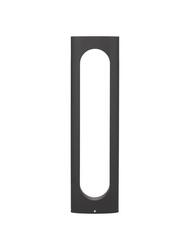 NOVA LUCE venkovní sloupkové svítidlo PORTAL černý hliník a akryl LED 13.5W 3000K 220-240V 296st. IP54 9002841