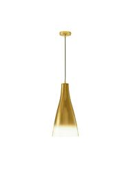 NOVA LUCE závěsné svítidlo LIVTAR zlatý kov sklo s přechodem E27 1x12W 230V IP20 bez žárovky 9009230