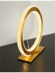 NOVA LUCE stolní lampa CILION zlatý mosazný hliník a akryl LED 20W 230V 2953K IP20 9011136