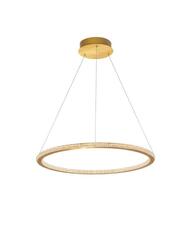 NOVA LUCE závěsné svítidlo CILION zlatý mosazný hliník a akryl LED 48W 230V 2935K IP20 stmívatelné 9011138