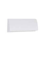 NOVA LUCE venkovní nástěnné svítidlo LIV bílý litý hliník a skleněný difuzor LED 3.5W 3000K 200-240V 120st. IP54 9018061