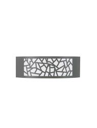 NOVA LUCE venkovní nástěnné svítidlo ZENITH tmavě šedý hliník akrylový difuzor proti oslnění E27 1x12W 220-240V bez žárovky IP44 9020932