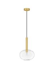 NOVA LUCE závěsné svítidlo AMELIA zlatá a čiré sklo G9 1x5W 230V IP20 bez žárovky 9028829