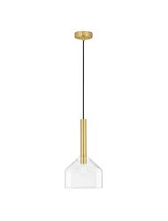 NOVA LUCE závěsné svítidlo AMELIA zlatá a čiré sklo G9 1x5W 230V IP20 bez žárovky 9028830