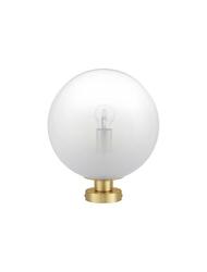 NOVA LUCE stropní svítidlo JIAN mosazný zlatý kov a bílé sklo s přechody E27 1x12W 230V IP20 bez žárovky 9028839