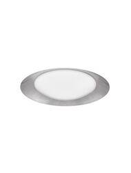NOVA LUCE stropní svítidlo ZANO kov a akrylový difuzor bílá zvenku plátkované stříbro uvnitř LED 28W 230V 3000K IP20 stmívatelné 9053822