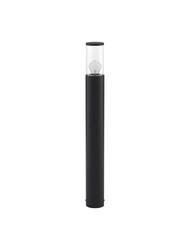 NOVA LUCE venkovní sloupkové svítidlo ZOSIA tmavě šedý hliník a čirý akrylový difuzor E27 1x12W 220-240V bez žárovky IP65 9060183