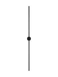 NOVA LUCE nástěnné svítidlo ADEN LED 20W 3000K hliník černá 9081103