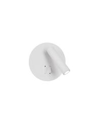 NOVA LUCE bodové svítidlo PENOR bílý hliník a akryl vypínač na těle LED Cree 9W 230V 3000K IP20 9081221
