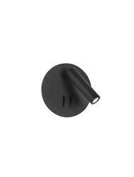 NOVA LUCE bodové svítidlo PENOR černá ocel a hliník akryl vypínač na těle LED Cree 9W 230V 3000K IP20 9081222