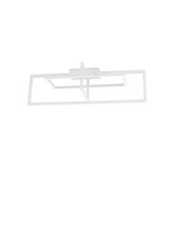 NOVA LUCE stropní svítidlo EDGAR stmívatelné bílý hliník a akryl LED 35W 230V 3000K IP20 stmívatelné 9086020