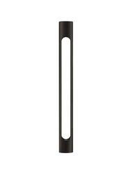 NOVA LUCE venkovní sloupkové svítidlo ELLERY černý hliník a akryl LED 12W 3000K 100-240V IP65 9100918