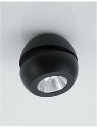 NOVA LUCE bodové svítidlo GON černý hliník LED 5W 230V 3000K IP20 9105101