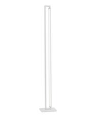 NOVA LUCE stojací lampa LINE bílý hliník a akryl nastavitelné LED 27W 230V 3000K IP20 9117327