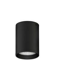 NOVA LUCE venkovní stropní svítidlo DARA černý hliník skleněný difuzor LED 9W 3000K 100-240V 120st. IP54 9136178