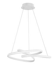 NOVA LUCE závěsné svítidlo MENTON bílý hliník a akryl LED 43W 230V 3000K IP20 stmívatelné 9147111